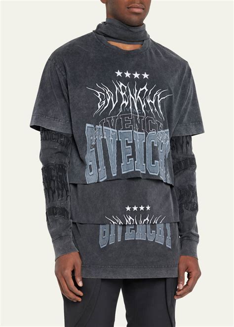 givenchy shirt man|Givenchy graphic crewneck t shirt.